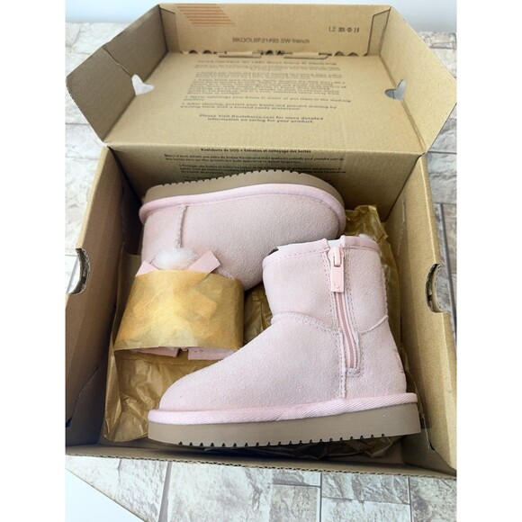 ugg Other - Koolaburra By Ugg Koola Mini Short Toddler Girl Pink  Boots Size 5 New In Box
